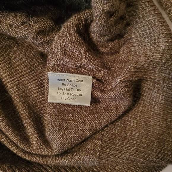 Joseph Abboud  Wool blend Mock neck long sleeve zip up sweeter Size XL. - Picture 8 of 12